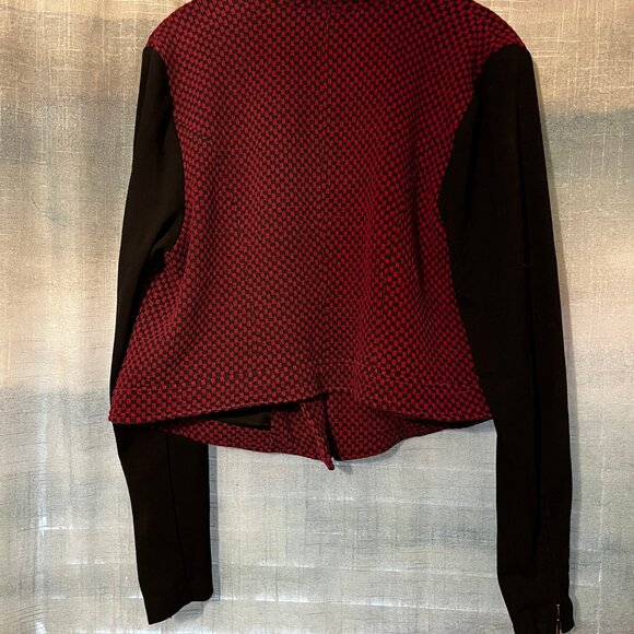 TORRID Moto Red and Black Jacket size 1 - Picture 7 of 7